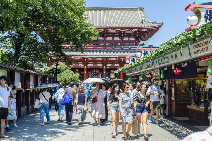 32 - Tokyo - barrio de Asakusa - templo de Senso-ji - calle Nakamise